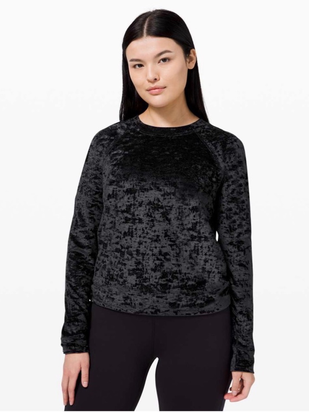 Lululemon Warm Down Crew *Crushed Velvet